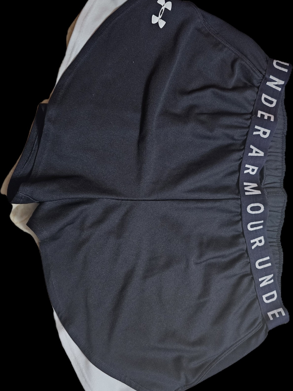 Under Armour Black/White Athletic Shorts